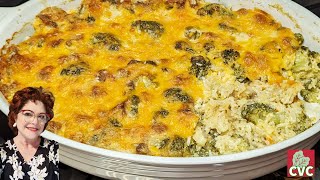 Old Fashioned Broccoli Cheese amp Rice Casserole  Cooking from Scratch  Mamas Southern Recipes [upl. by Damarra]