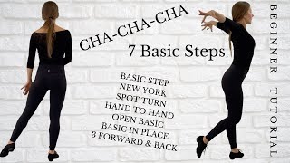 7 Cha Cha Basic Steps every Beginner should Learn  Cha Cha Dance Beginner Steps Tutorial [upl. by Licec714]