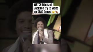 Michael Jackson TRIES To Wake DEAD Crowd Up 👀👏🏾 shorts michaeljackson [upl. by Edie]