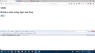 How to fetch JSON data using jQuery Ajax [upl. by Nyrroc]