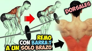 EJERCICIO Para DORSALES ðŸ‘ El REMO Con BARRA T ðŸ‘‰ A Un SOLO BRAZO  Gana UNA ESPALDA Musculosa [upl. by Irolav]