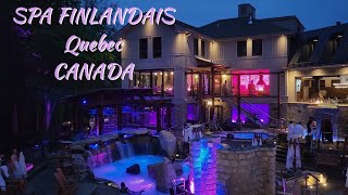 Amazing Experience at Famous Spa Finlandais in Quebec  Discover Canada  Explore Quebec 🇨🇦 [upl. by Gertie472]