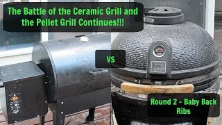 Is a Pellet Grill Better Than Charcoal Baby Back Ribs on the Grill [upl. by Mary]