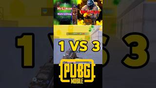 1 VS 3 pubgmobile pubg pubgmetro пабг pubgm metroroyale пабгмобайл [upl. by Epilef]