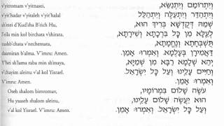 How to recite Mourners Kaddish [upl. by Yregerg895]