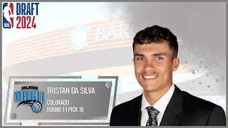 2024 NBA DRAFT Tristan Da Silva  Orlando Magic [upl. by Eira]