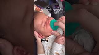 Using a pacifier to help baby transition to sleep [upl. by Holbrook810]