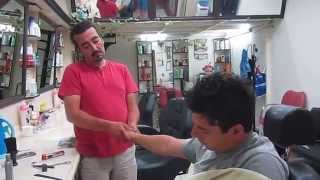 Turkish barber Head Massage  Kuafor Ercan [upl. by Kane251]