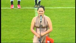 England National Anthem Kiwiferns vrs England 2010 Cherrilee Fuller [upl. by Ademordna2]