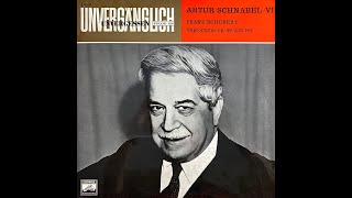 SCHNABEL  SCHUBERT Impromptus op 90 [upl. by Refinaj]