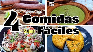 ✅️SERIE DE COMIDAS FÁCILES PARA TU MENÚ SEMANAL Qué hacer de comer hoy Recetas de cocina [upl. by Stoffel775]