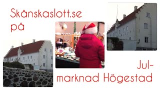 Julmarknad i Skåne på Högestads gods [upl. by Aihsak]