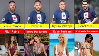 Paris SaintGermain  PSG Football Players Girlfriends and Wives 2023 [upl. by Llevert]