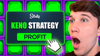 I FOUND THE MOST CONSISTENT KENO STRATEGY FOR INSANE PROFIT STAKE [upl. by Virgel]