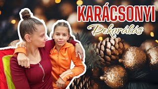 🎄Karácsonyi dekorálás Roxival🎄 [upl. by Klinges]