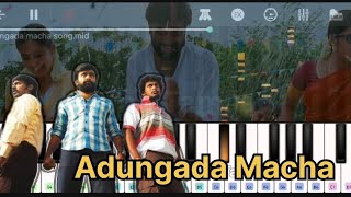 Adungada Macha Adungada song  NadodigalEasy piano tutorial in pianosasi Kumarpianocover [upl. by Saisoj850]