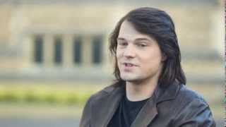 Danila Kozlovsky  Vampire Academy Set Interviews [upl. by Rehpotsyrk100]