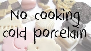 No cooking Cold Porcelain tutorial [upl. by Gerge]