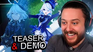 Furina Character Demo amp Teaser Reaction  Genshin Impact [upl. by Lirba821]