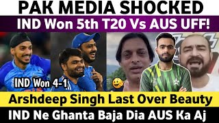 Pak Media Shocked on Ind Won 5th T20 Vs Aus 2023  Ind Vs Aus 5th T20 Match 2023  Arshdeep Singh [upl. by Allina]