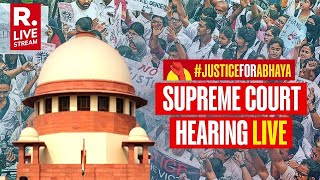 RG Kar Case Hearing Live Supreme Court Bench Reviews CBIs Status Report [upl. by Anerac]