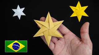 Como fazer uma Estrela de 6 Pontas de papel [upl. by Hartzke]