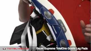 Bauer Supreme TotalOne Goalie Leg Pads [upl. by Hudgens]