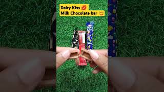 Dairy Kiss Milk Chocolate bar Opening shorts chocolate dairymilk [upl. by Kcirdahs530]