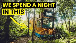 Incredible Forest Retreat Overnight in a DoubleDecker Bus [upl. by Calypso]