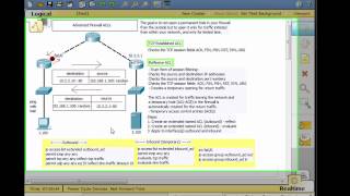 Configure Reflexive ACLs for the CCNA Security  Part 1 [upl. by Brosine]