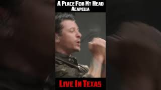 A Place For My Head  Acapella Live in Texas shorts linkinpark [upl. by Kaehpos]