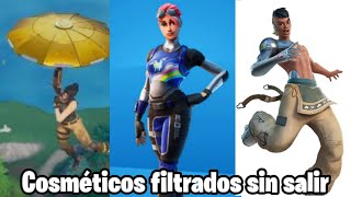 Skins y Cosméticos filtrados sin salir en Fortnite [upl. by Clausen]