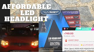 DIY LED HEADLIGHT INSTALLATION  NOVSIGHT N39 [upl. by Kassandra]