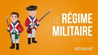 Le régime militaire  Histoire  Alloprof [upl. by Ahseinar]