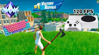 Fortnite Unreal Ranked Reload on Xbox Series S  Keyboard amp Mouse Gameplay  120 FPS [upl. by Philoo]