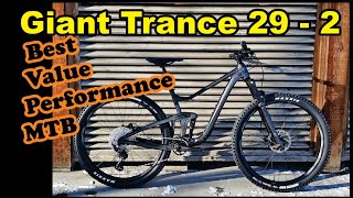 2023 Giant Trance 29 2  Review Details Specification Weight Comparison and Rider Suitability [upl. by Hbahsur787]