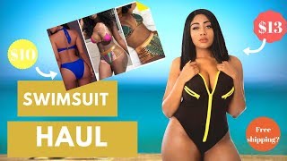 😱 4 SWIMSUITS FOR JUST 42LOVELYWHOLESALE SWIMSUIT TRYON HAUL 2018 [upl. by Aivlys]