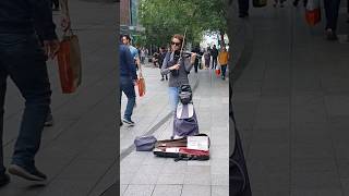 Agnieszkas Captivating Violin Performance Busking in Adelaide [upl. by Inahpets]