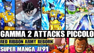 GAMMA 2 MEETS PICCOLO The Red Ribbon Army Reborn Dragon Ball Super Manga Chapter 91 Review [upl. by Conchita698]