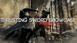 Dark Souls 2 Weapon Showcase Thrusting Sword [upl. by Liahus]