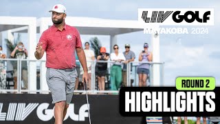 FULL HIGHLIGHTS Rahm chasing Niemann in Round 2  LIV Golf Mayakoba [upl. by Elletsirhc]