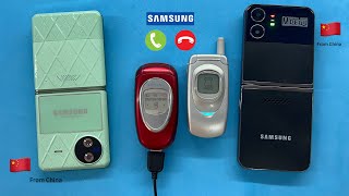 Incoming Calls Old Samsung A800 amp Samsung X460 Vs Samsung 4 amp Samsung 7 From China [upl. by Trammel]