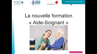 Webinaire Nouveau Programme Aide soignant 2021 IFSO [upl. by Ahso480]