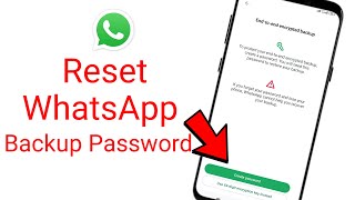 how to reset whatsapp backup password whatsapp end to end encryption password forgot in hindi [upl. by Leima78]