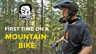 Lifelong BMX Rider tries mountain bike at Whistler [upl. by Nivej]