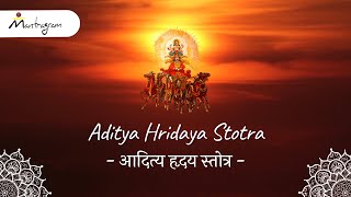 Aditya Hridaya Stotra  with Sanskrit lyrics [upl. by Libyc]