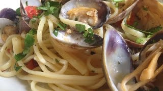 Linguine alle Vongole Venusmuscheln [upl. by Idola]