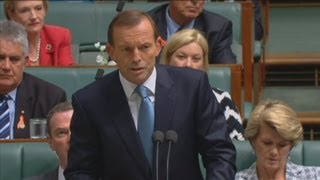 Abbott taunts Gillard in Parliament over Labor disunity [upl. by Odama]