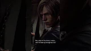 Leon meets Luis in Resident Evil 4 shorts gaming [upl. by Ehctav618]