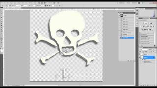 Creating a Logo from Clip Art with a Transparent Background in Adobe Photoshop CS5 [upl. by Arihsak]